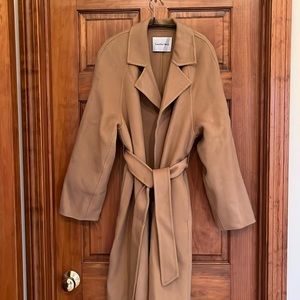 Wome’s Gentle Herd Camel Wrap Coat